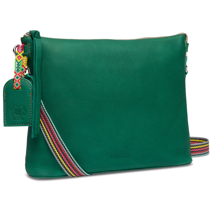 Teal Downtown Crossbody