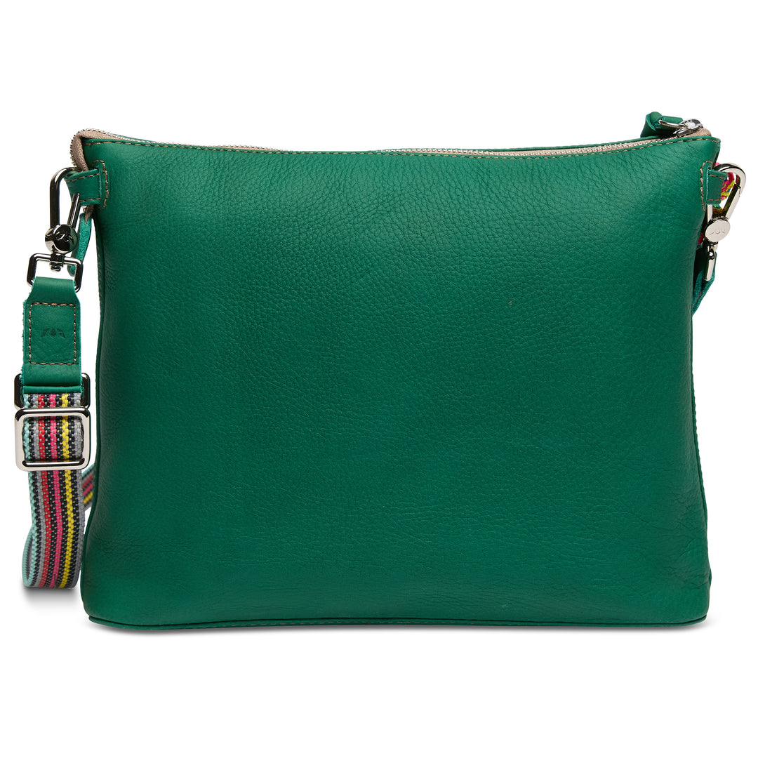 Teal Downtown Crossbody