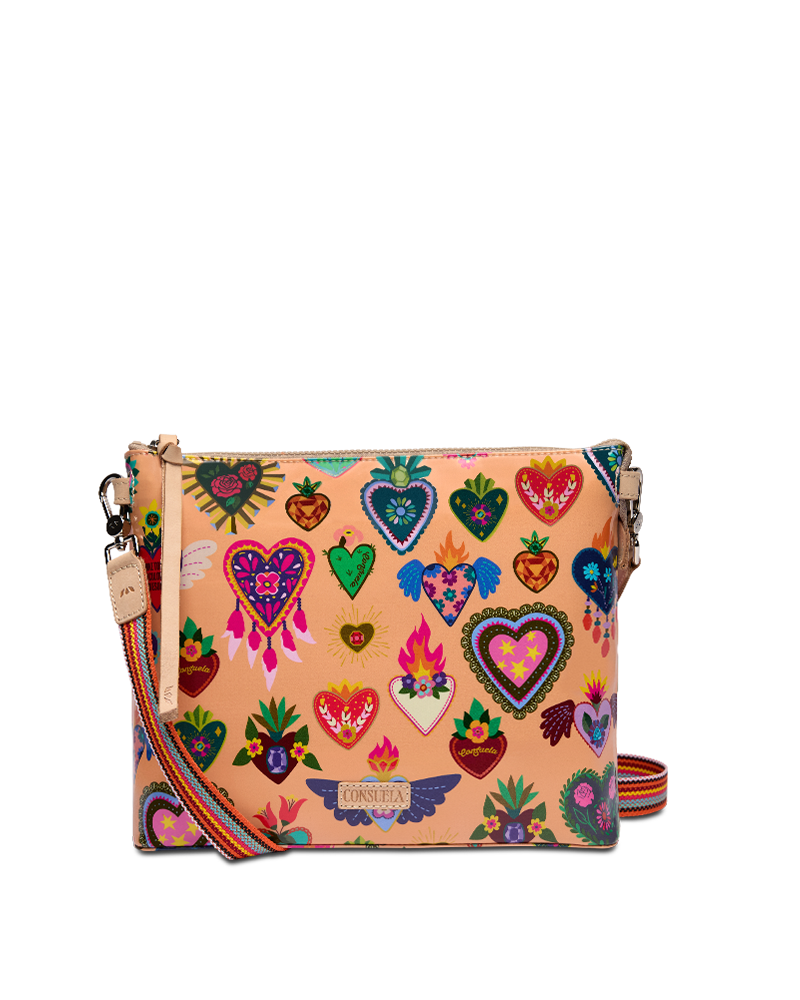 Peach Downtown Crossbody