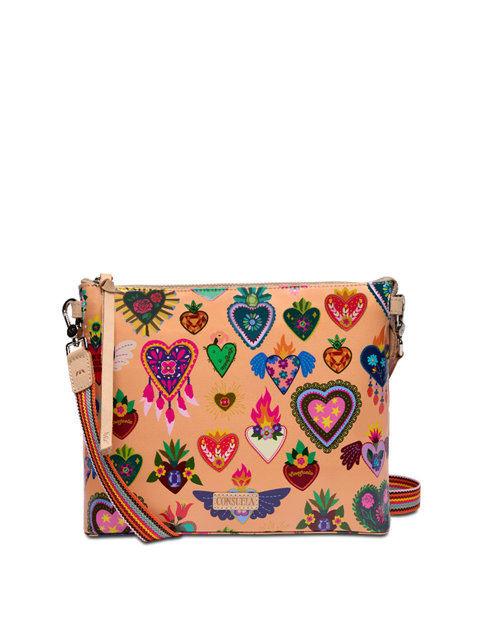 Peach Downtown Crossbody