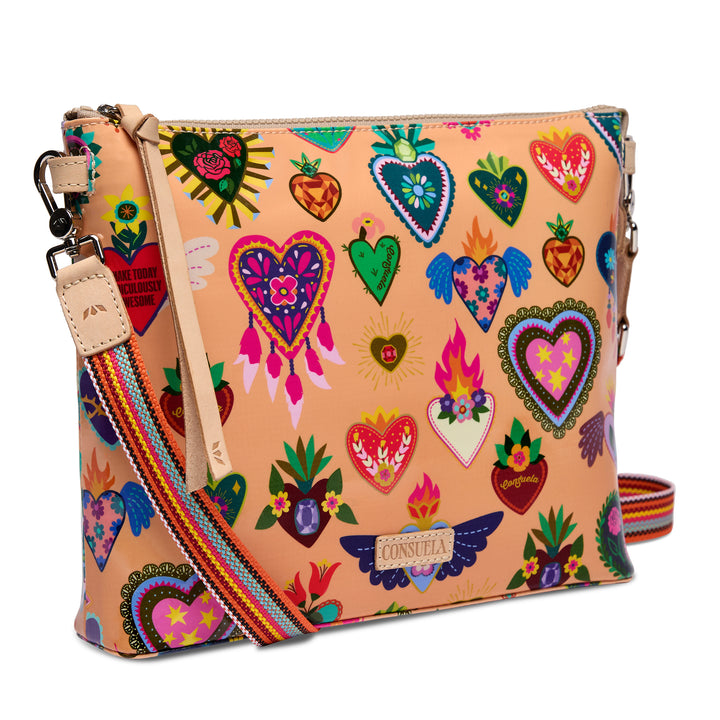 Peach Downtown Crossbody