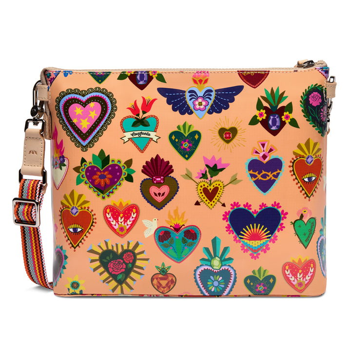 Peach Downtown Crossbody
