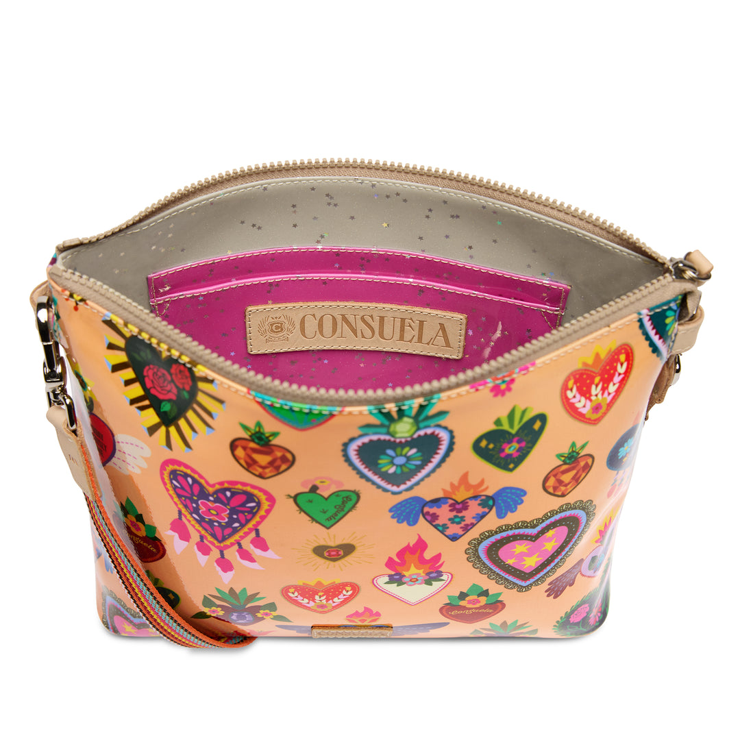 Peach Downtown Crossbody