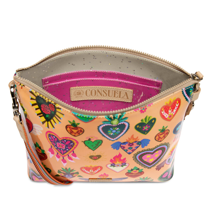 Peach Downtown Crossbody