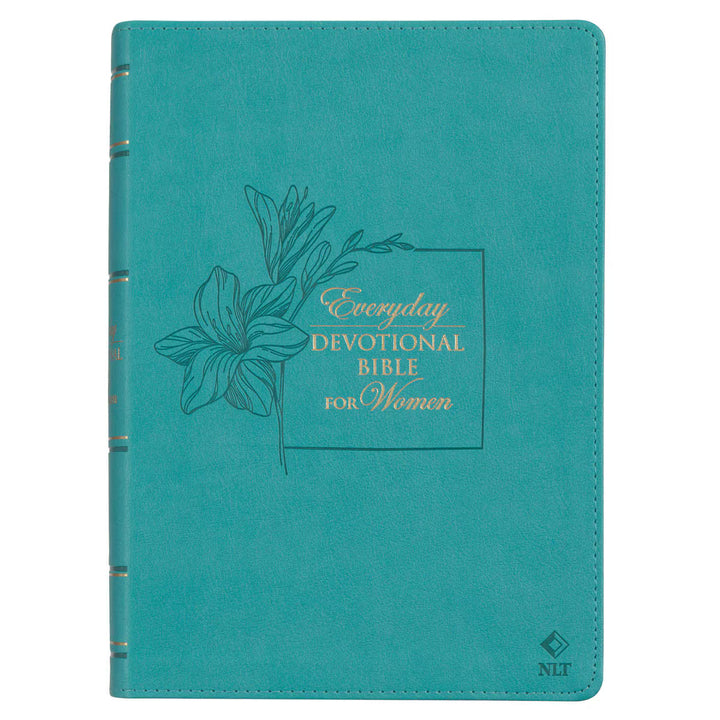 Framed Purple Faux Leather NLT Everyday Devotional Bible for Women (Copy)