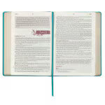 Framed Purple Faux Leather NLT Everyday Devotional Bible for Women (Copy)