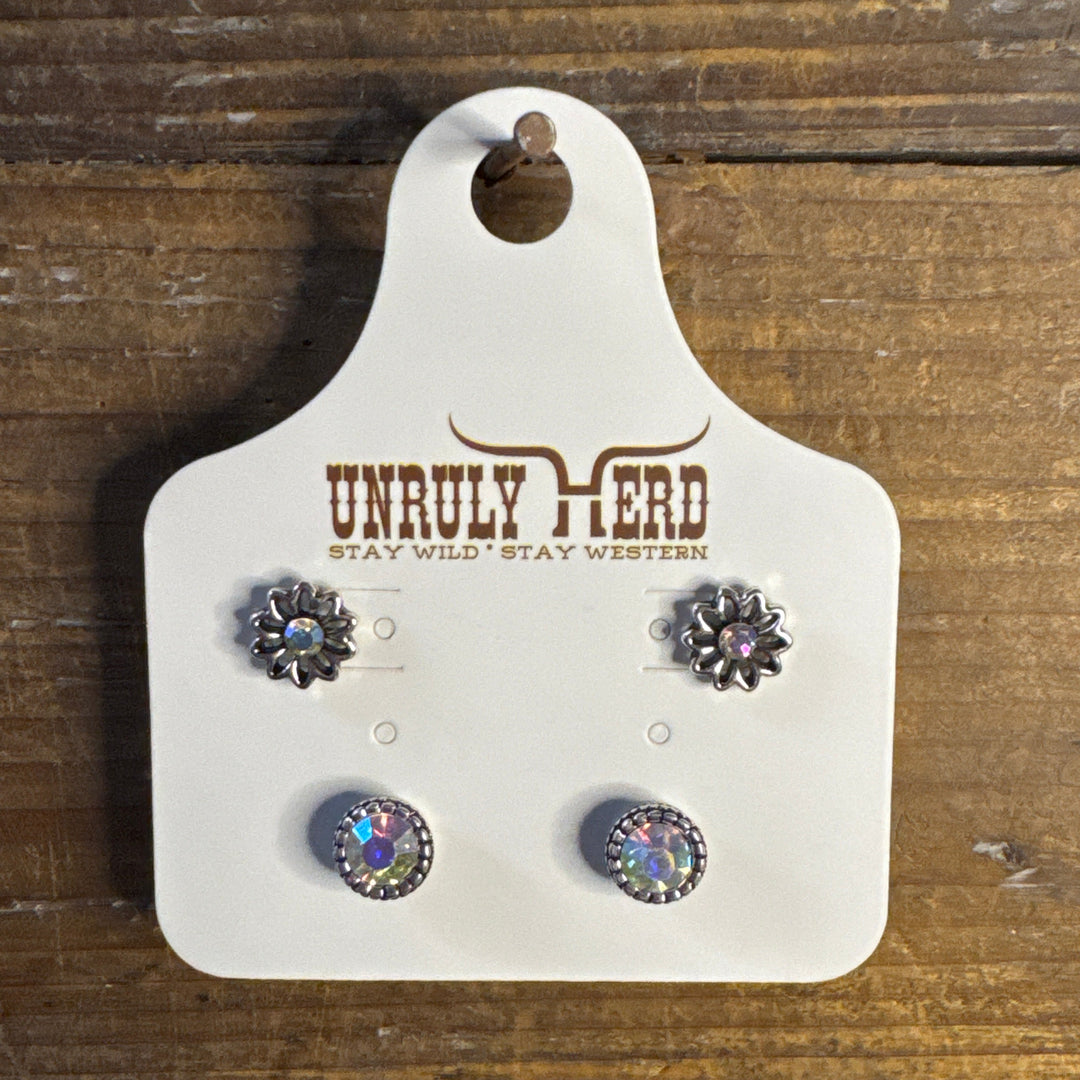 Unruly Herd Vintage Inspired Studs