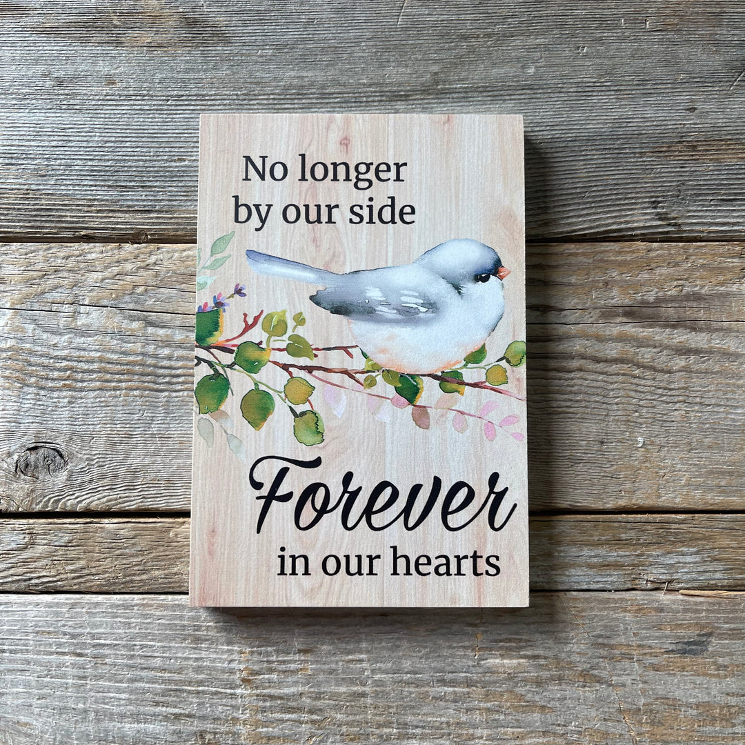 Memorial Birds Message plaques that hang or stand