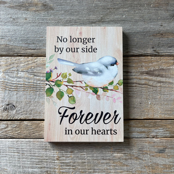 Memorial Birds Message plaques that hang or stand