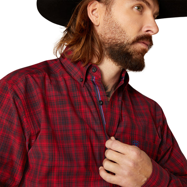 ARIAT PRO SERIES PAXTON CLASSIC RED - MENS SHIRT - 10047169