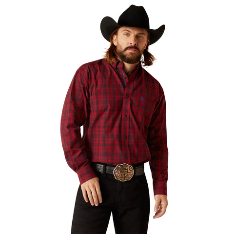 ARIAT PRO SERIES PAXTON CLASSIC RED - MENS SHIRT - 10047169