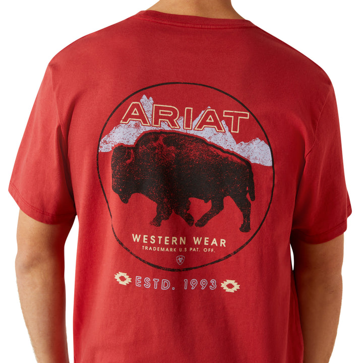 MNS Ariat Patriot Buffalo Coin T-Shirt-10062419