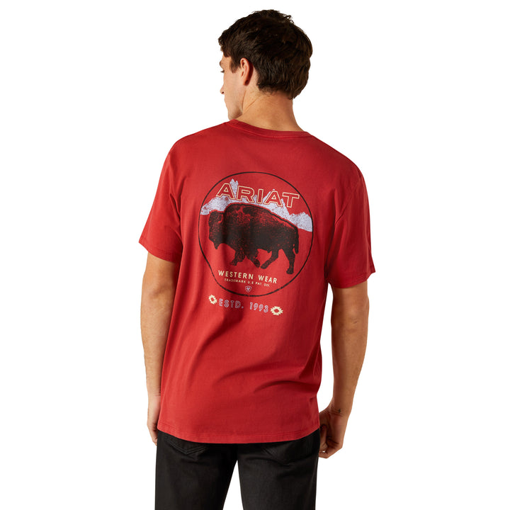 MNS Ariat Patriot Buffalo Coin T-Shirt-10062419