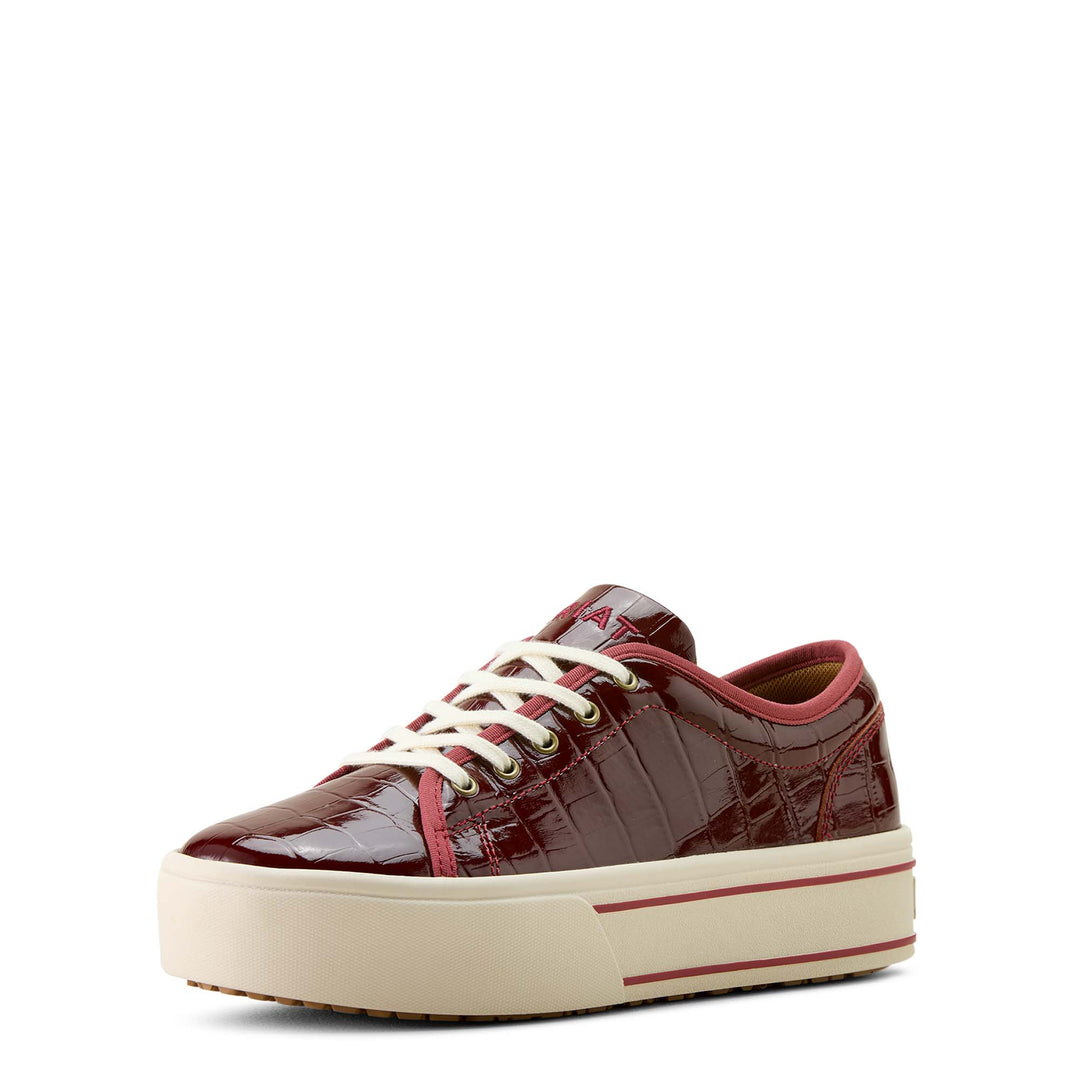 Ariat Women's Casuals - Skylar Shoe - Luxe Dubonnet Croc Print-10063888