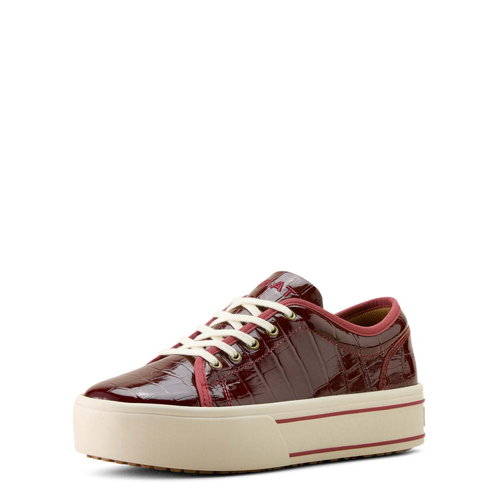 Ariat Women's Casuals - Skylar Shoe - Luxe Dubonnet Croc Print-10063888