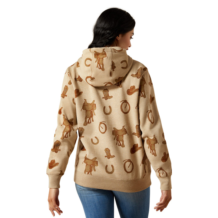 Womens Ariat Logo 2.0 Printed  Hoodie Style No. 10065823