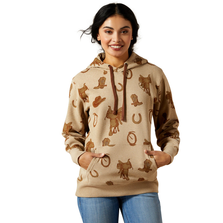 Womens Ariat Logo 2.0 Printed  Hoodie Style No. 10065823