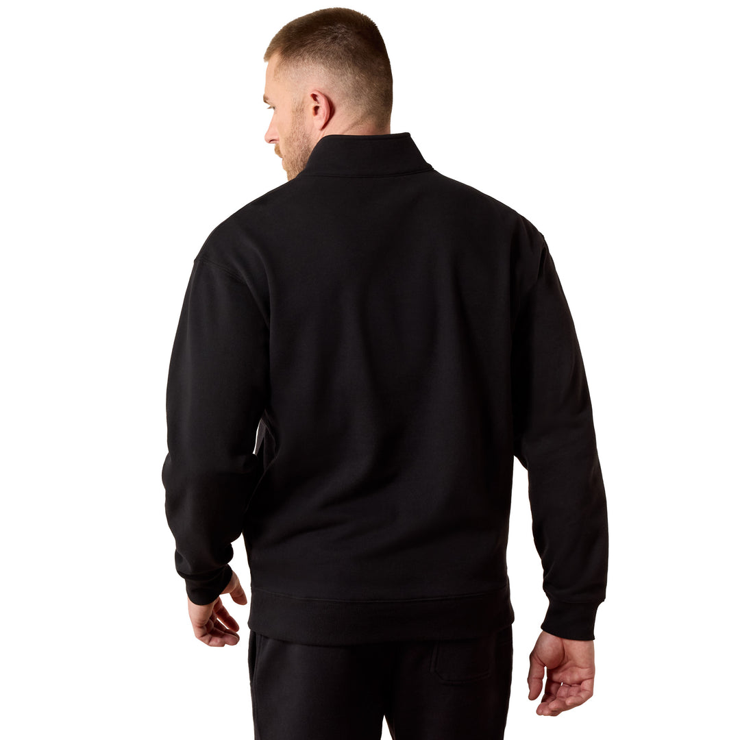 ARIAT 10079479 Men's Core 1/4 Zip Sweatshirt Black
