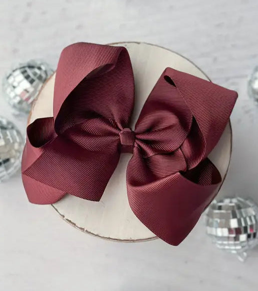 Oversize Grosgrain Hair Bow