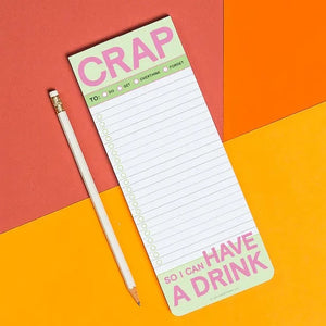 Crap Make-A-List Pad