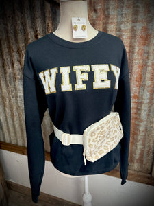 Wifey Ideal Chenille Sweatshirt