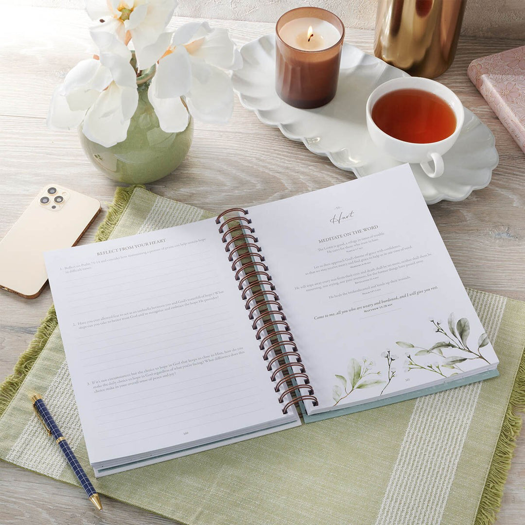 Praying the Word: 90 Scripture-Powered Prayers Spiral Prayer Journal