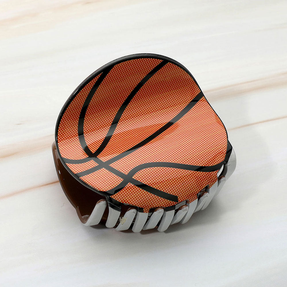 Sports Acrylic Hair Claw Clip