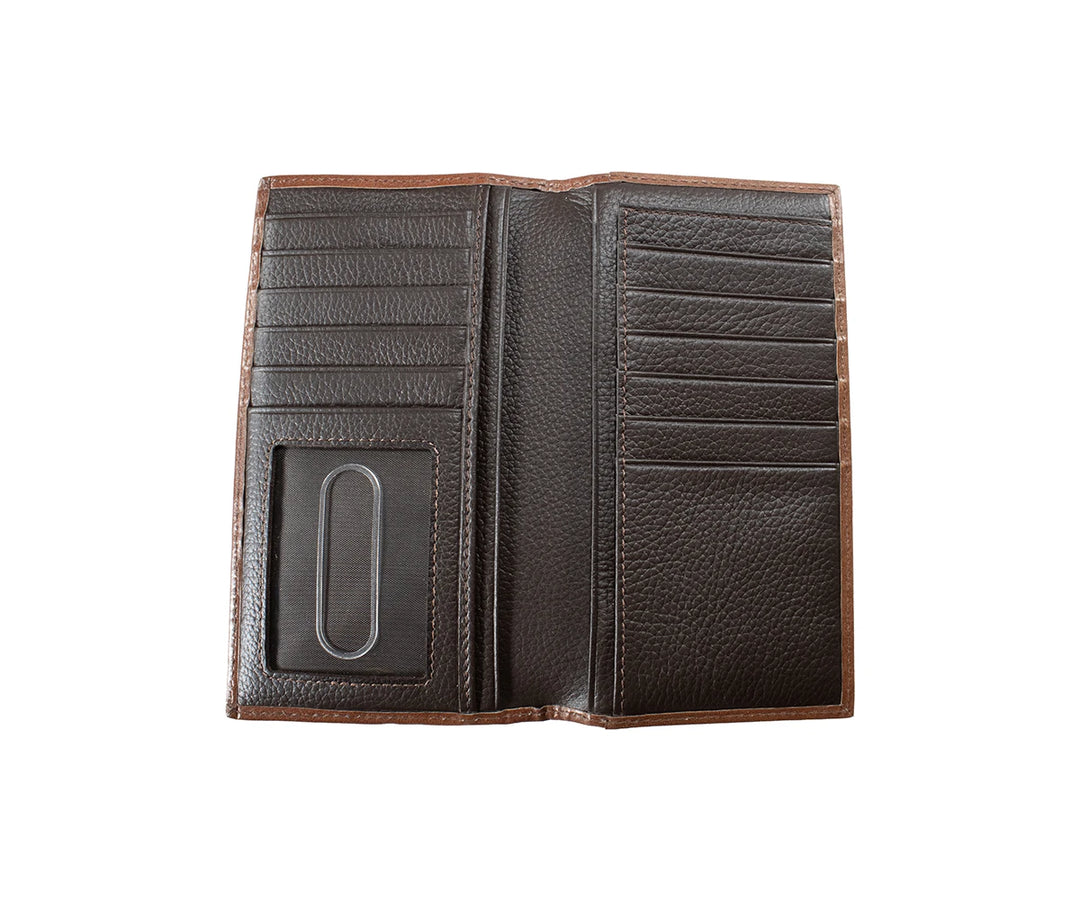 HORSEHAIR EMBOSSED BROWN - ACCESSORIES WALLET - D250018202