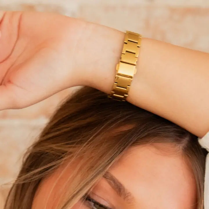 Gold Chain Link Apple Watch Band