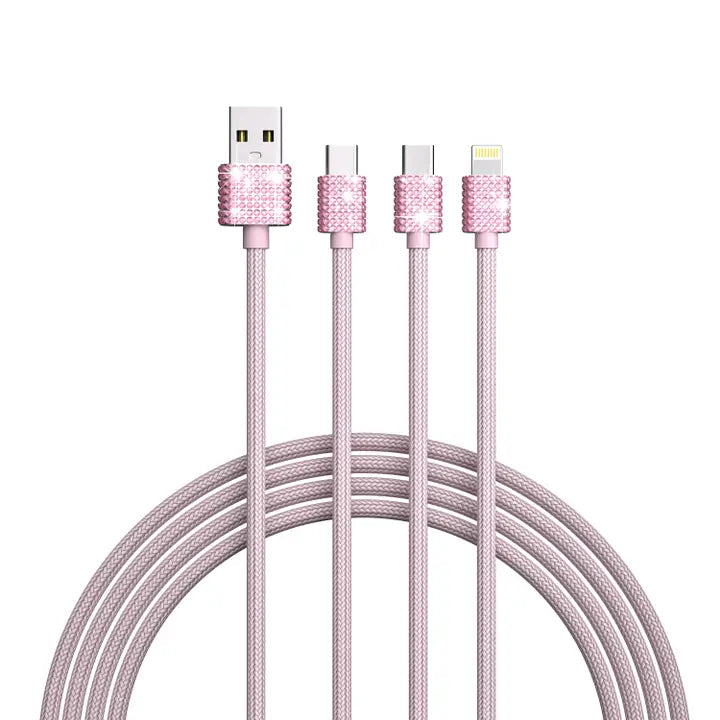 3 in 1 Glam Cable Charger