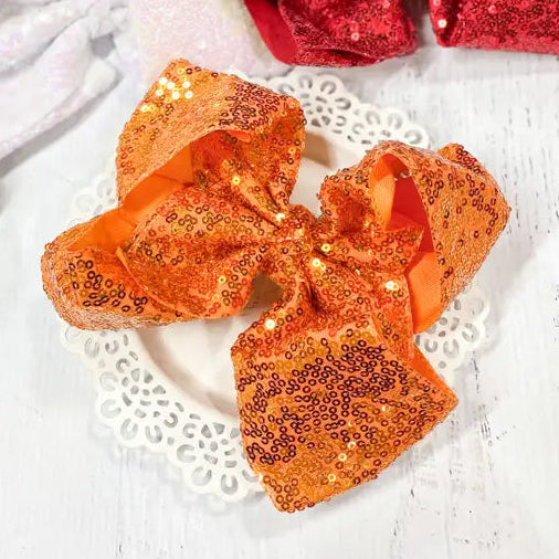 Sequin Texas Size Hair Bows