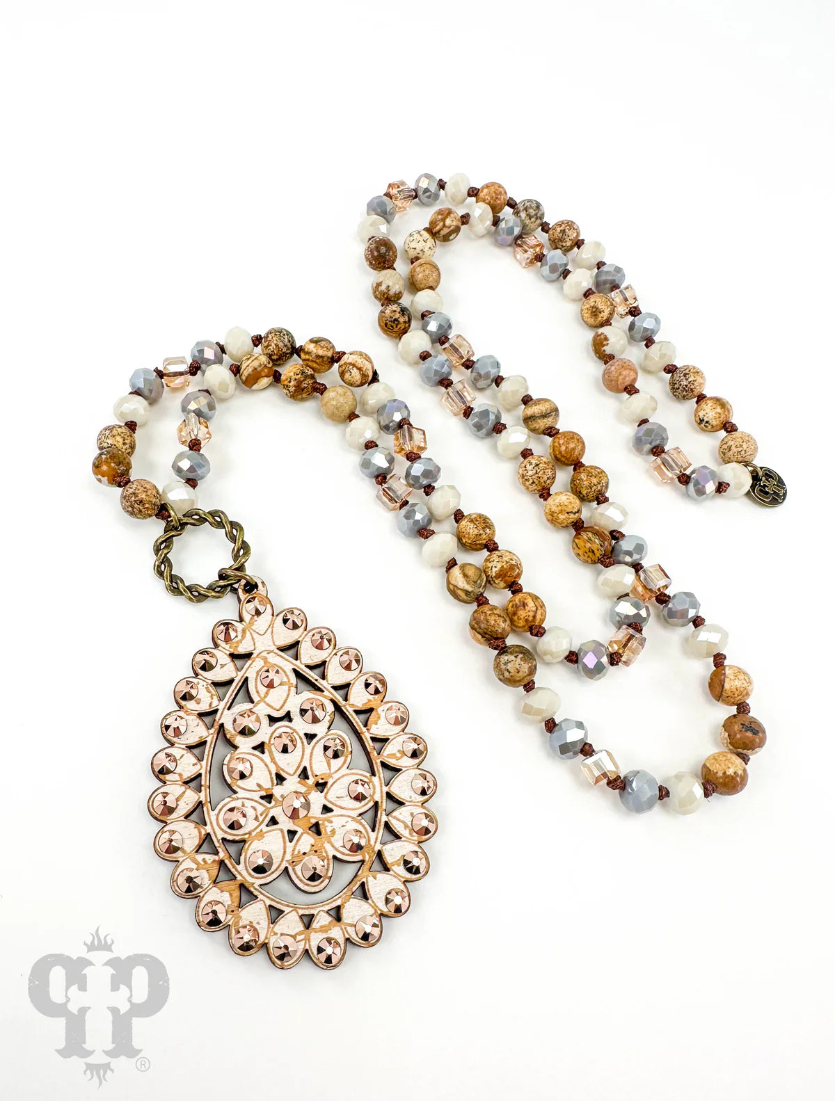 N-367PWRG Rose Gold Santa Fe Necklace