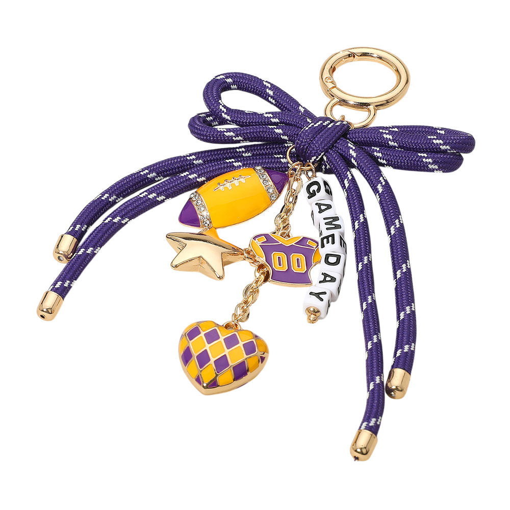 Football Themed Charm GAME DAY