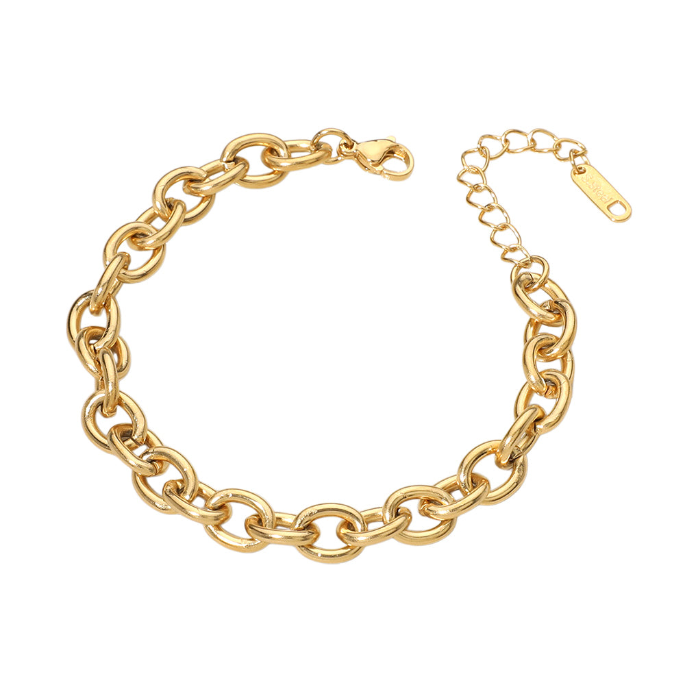 Stainless Steel Cable Chain Bracelet