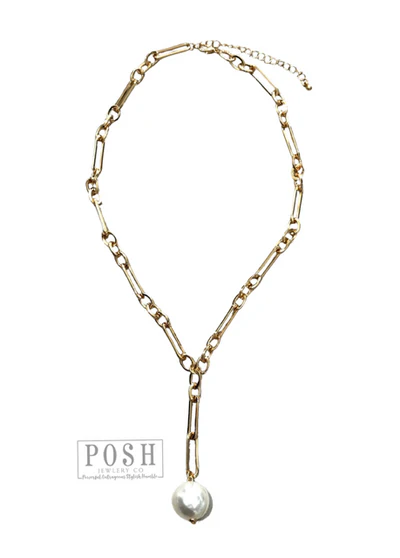 Pearl bead pendant necklace