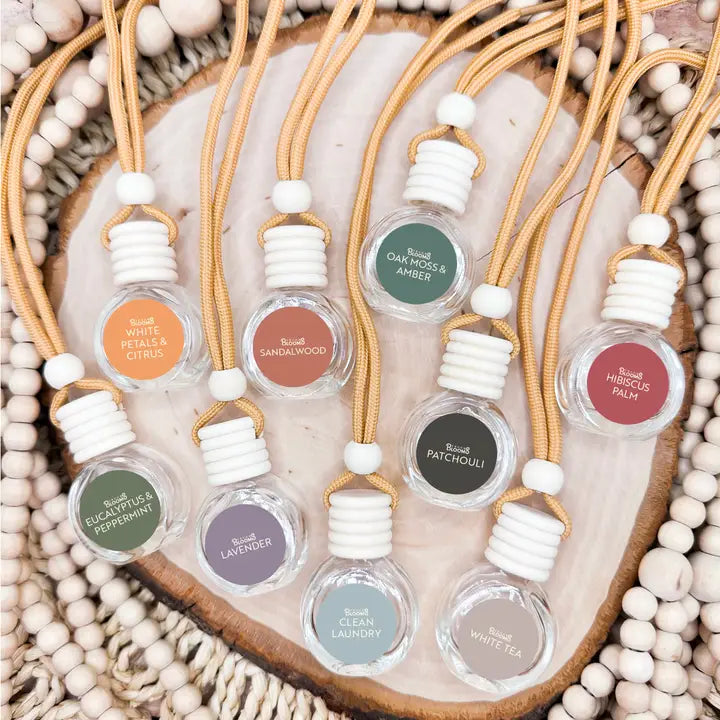 Hanging Car Air Freshener + Odor Eliminator , Clean Oils