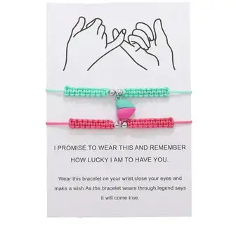 Magnetic Heart Friendship Bracelet