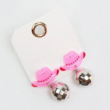 Cowboy Discoball Earrings