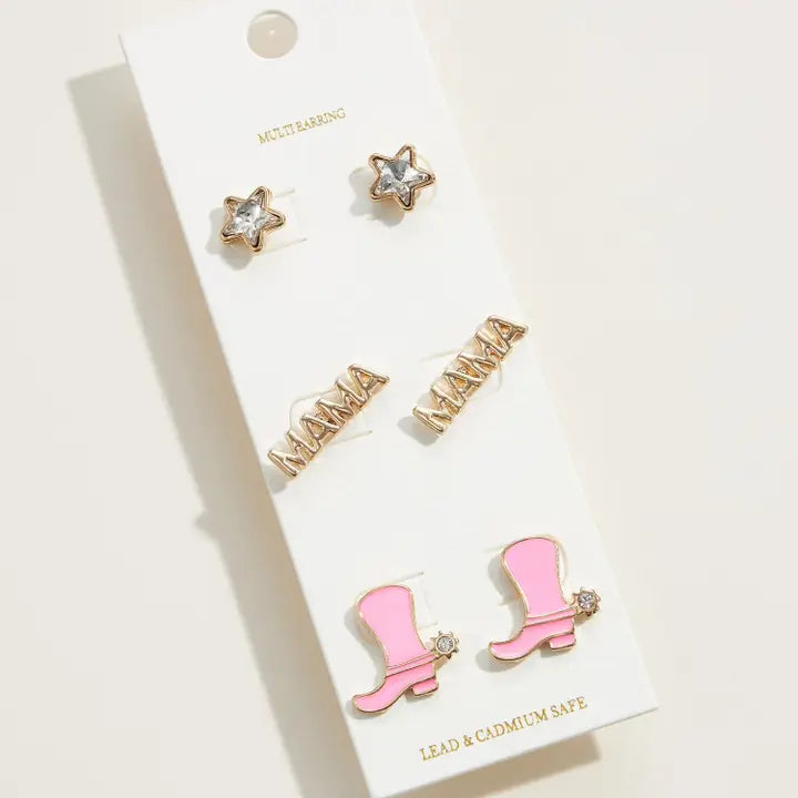 Cowboy MAMA Trio Set
