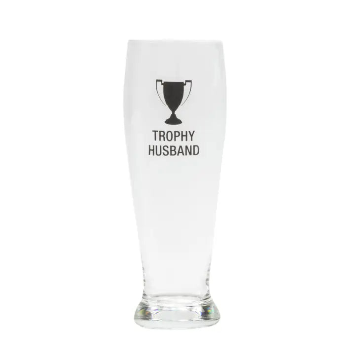 Trophy Husband Pilsner Glass