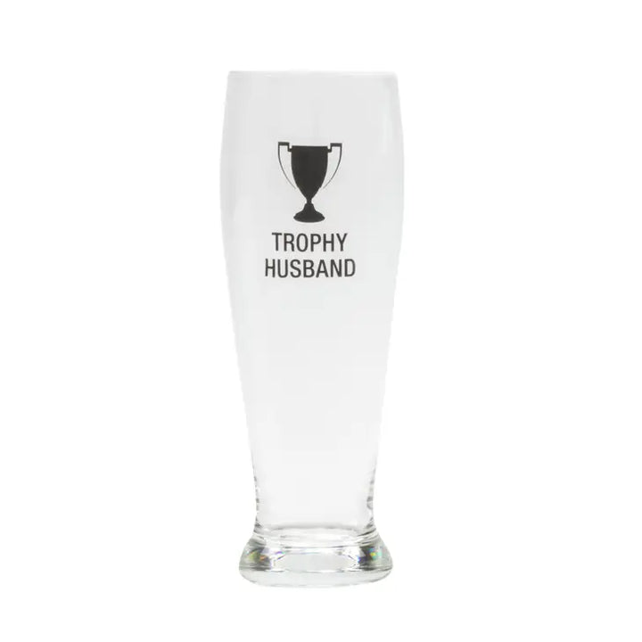 Trophy Husband Pilsner Glass