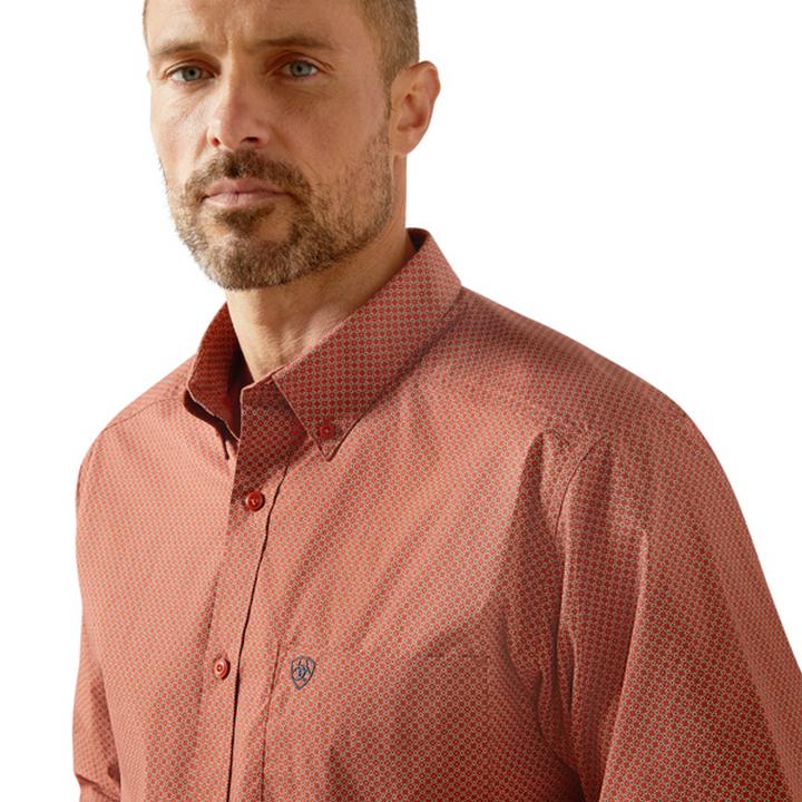 Men's Style# 10065965 Warren FTD LS Rust Red