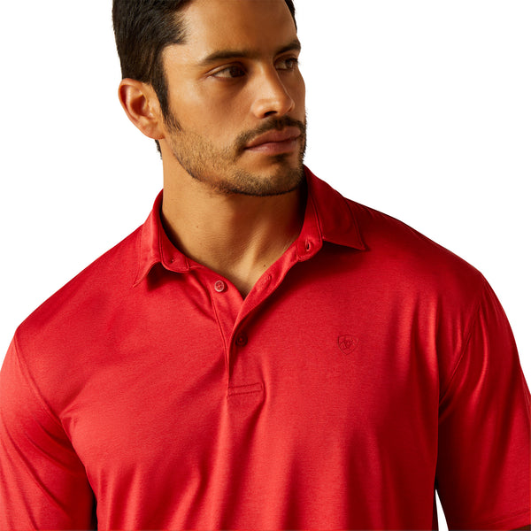 MEN'S Style No. 10048730 Charger 2.0 Printed Polo- Haute Red