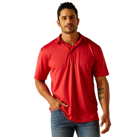 MEN'S Style No. 10048730 Charger 2.0 Printed Polo- Haute Red
