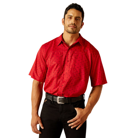 Ariat Men's VentTEK Outbound Classic Shirt 10048848-Haute Red