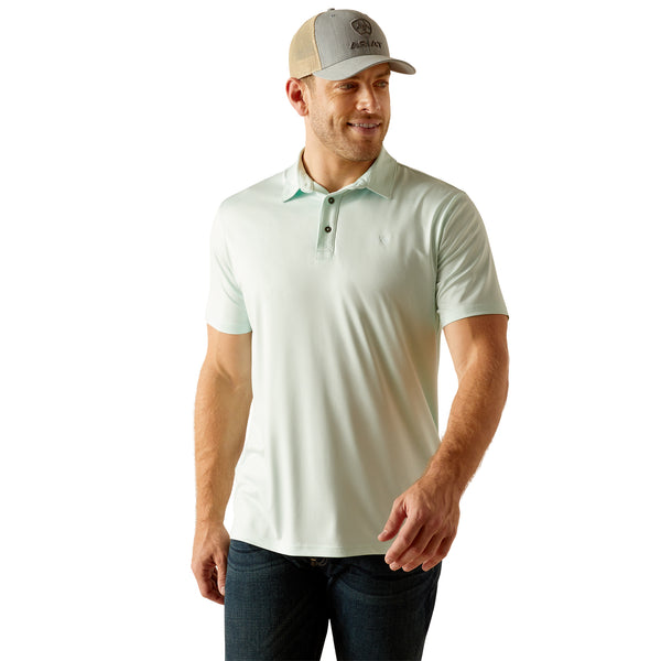 MEN'S Style No. 10048896 Charger 2.0 Printed Polo- Bleached Aqua