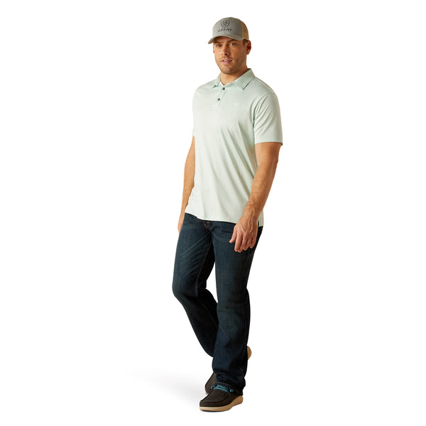 MEN'S Style No. 10048896 Charger 2.0 Printed Polo- Bleached Aqua