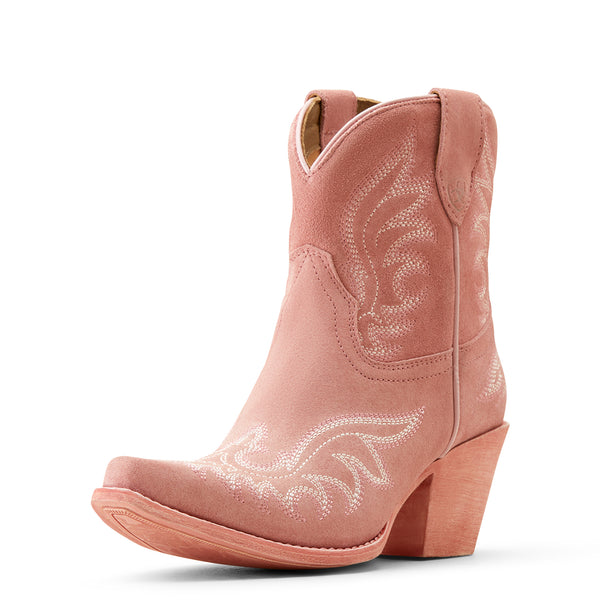 WOMEN'S Style No. 10050900 Western Chandler Carnation Pink Suede Boot