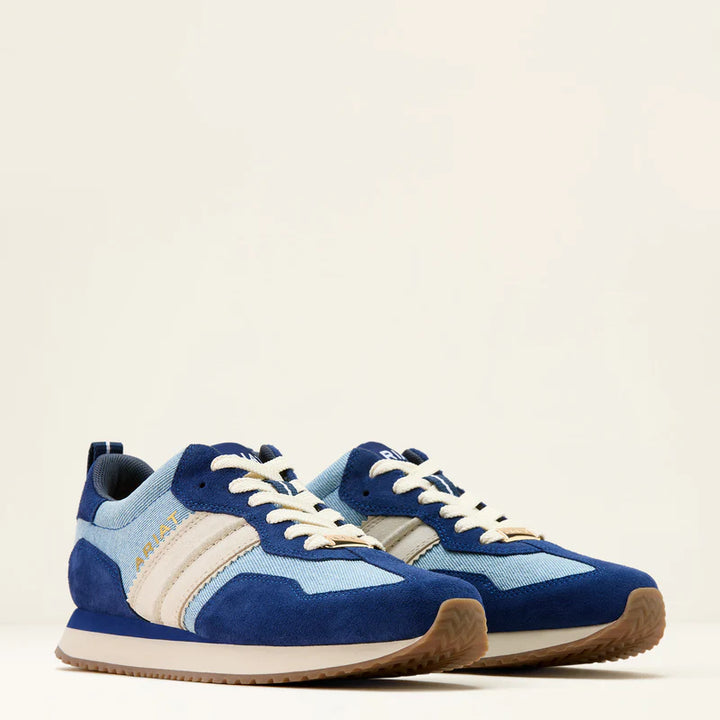 Ariat Ladies Ranch Runner Trainer - Light Denim/Blue Depths-10074396