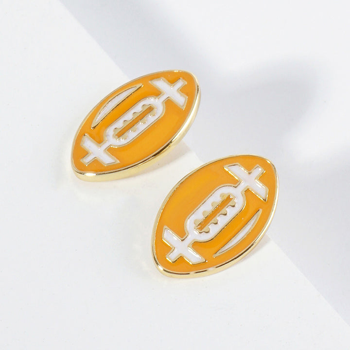 GAMEDAY Football Stud Earrings